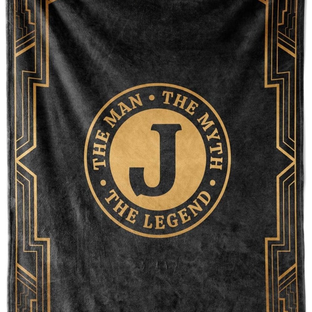 Initial Birthday Gifts for Men, The Man The Myth The Legend Gift Ideas for Dad,